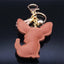 Chihuahua Dog Crystal Keychain Bag Accessories for Women