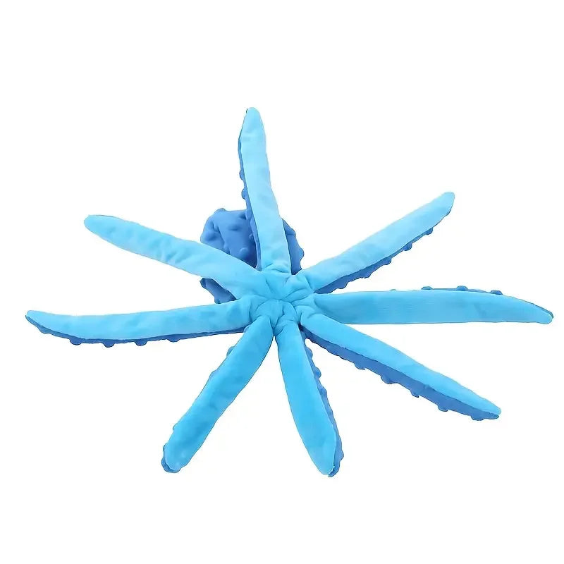 Octopus Skin Shell octopu Bite Resistant Plush Toy Pet Dog Resistant Squeak Toys Dog Chew Puppy Training Toys