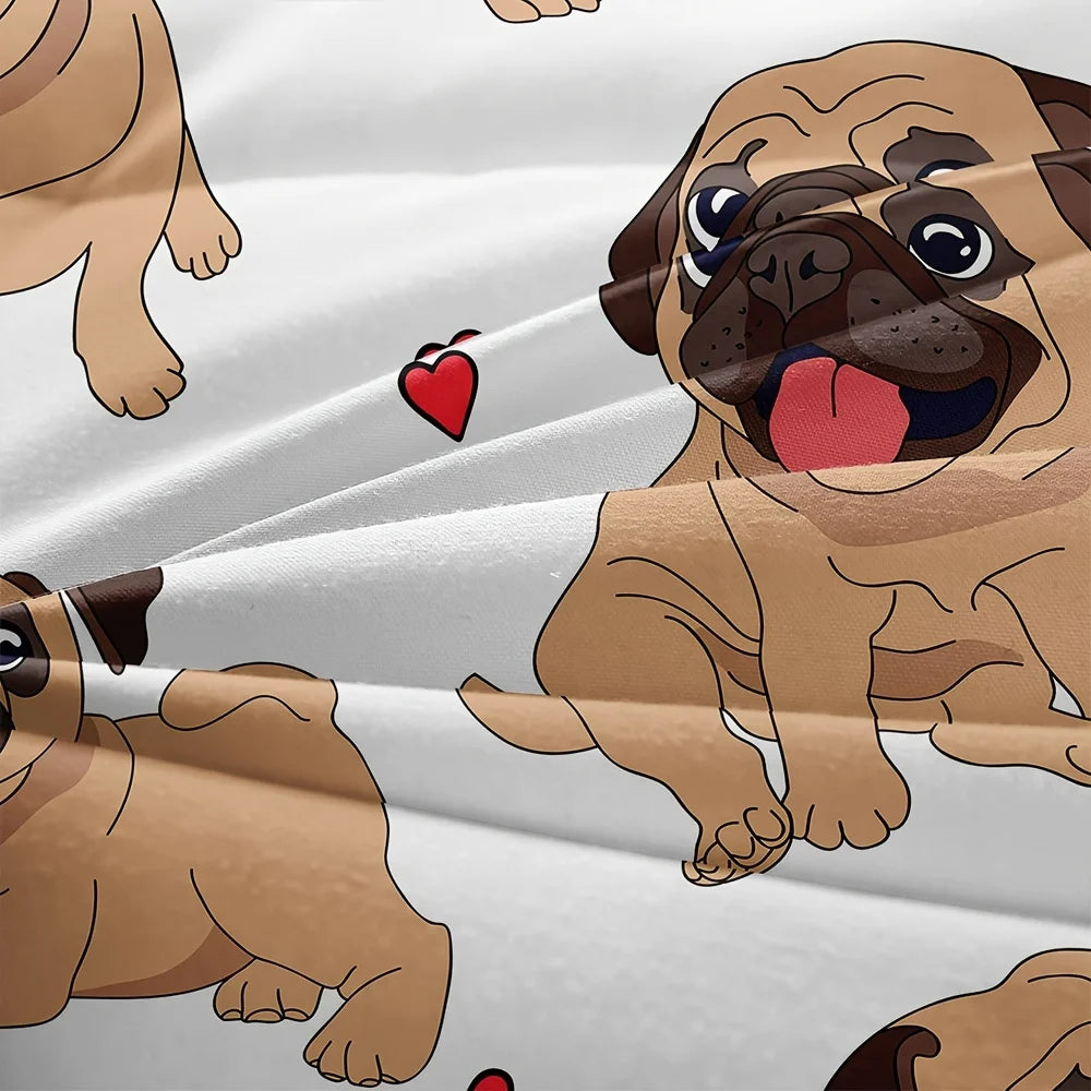 Pugs Lovers Bed Cover Set