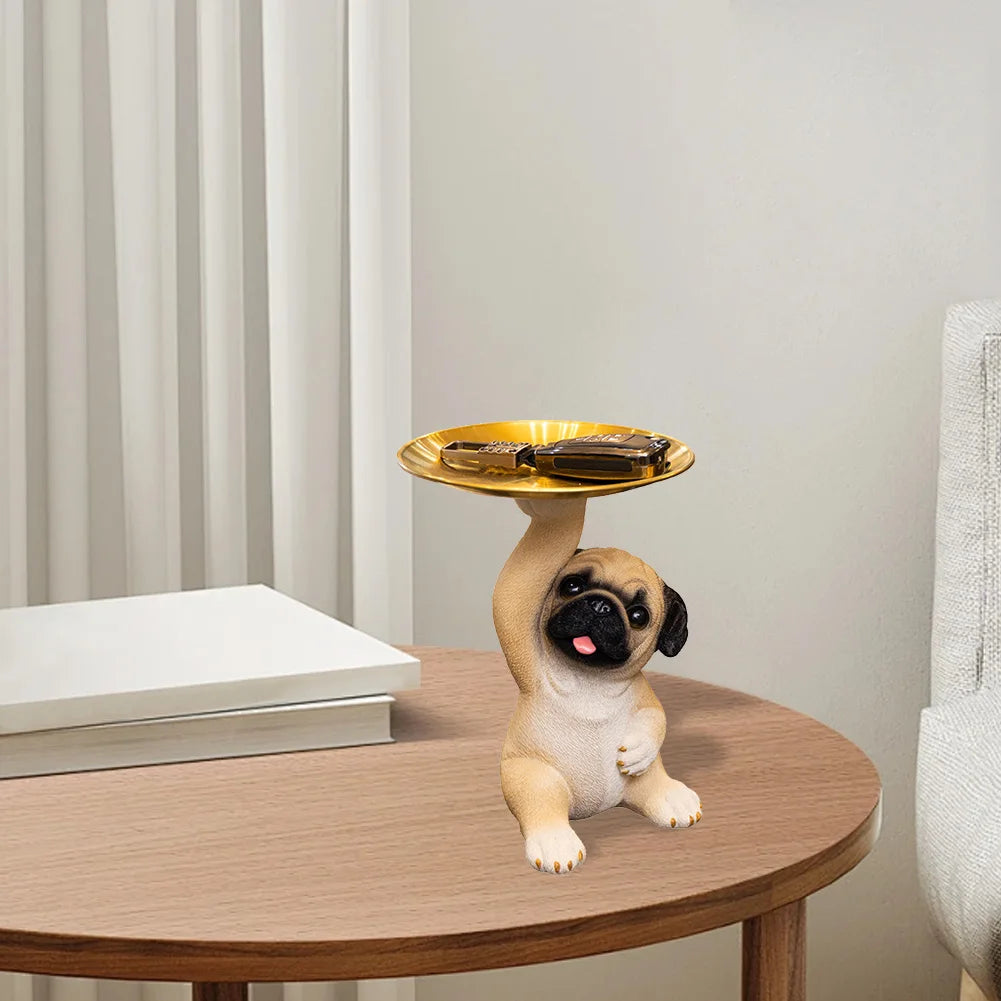 Pug Dog Ornaments Resin Crafts Decorative