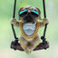 Resin Cute Sunglasses Pug Car Pendants