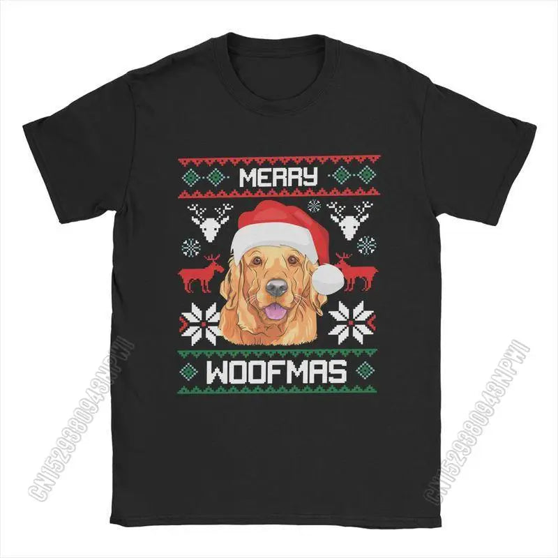 Men's  Christmas Crazy Cotton Tee Shirt