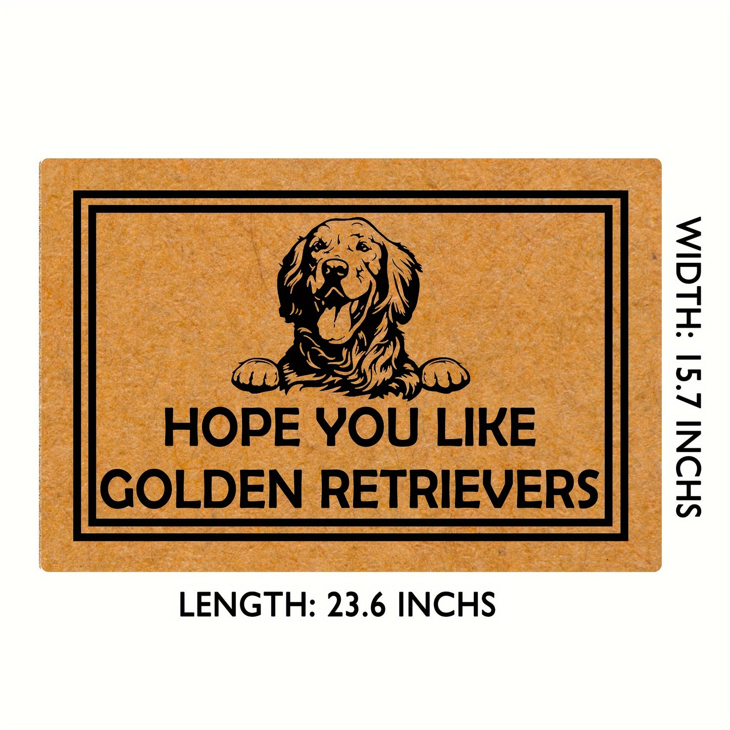 Door Mat For Golden Retrievers Lovers