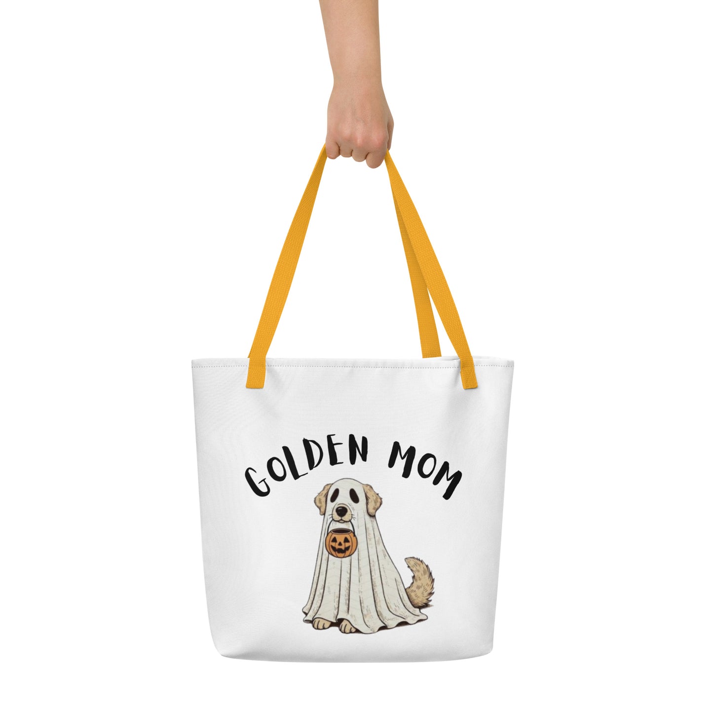 Print Large Tote Bag For Golden Mom