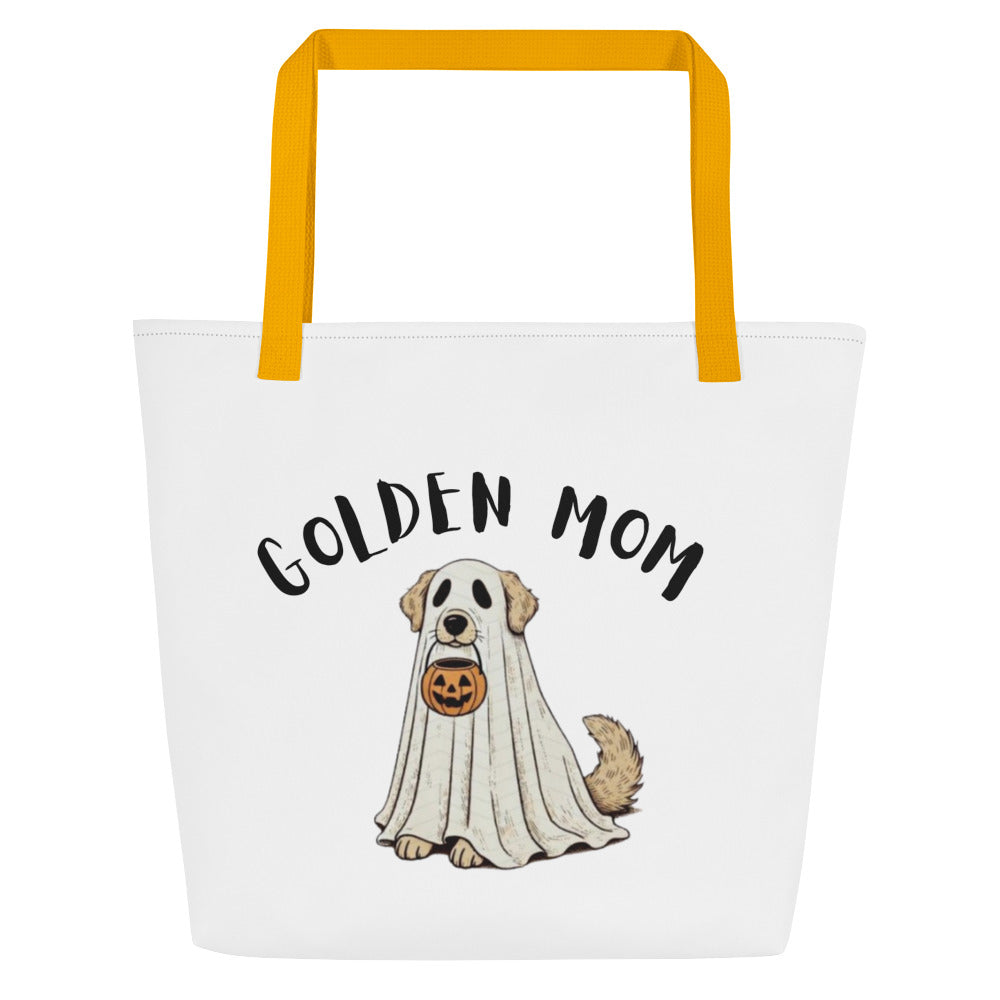 Print Large Tote Bag For Golden Mom