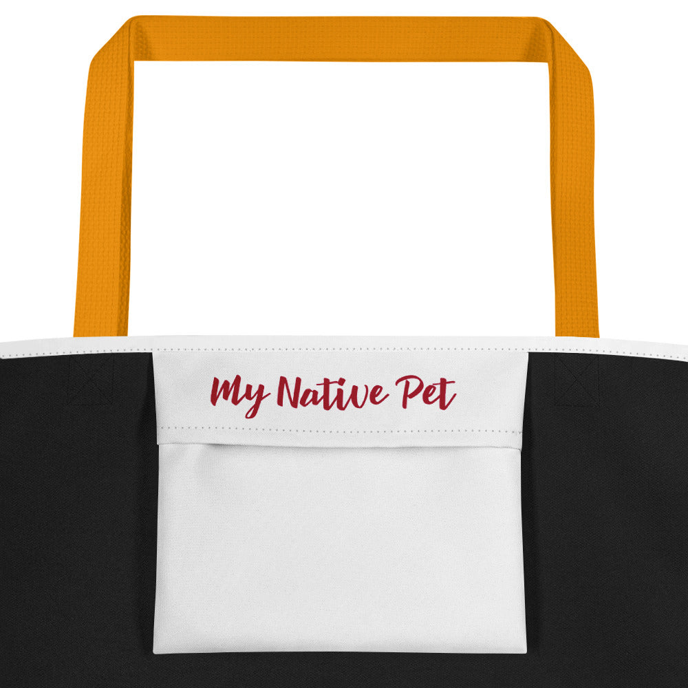 Print Large Tote Bag For Golden Mom