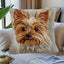 Yorkshire Terrier Embroidered Throw Pillow Cover