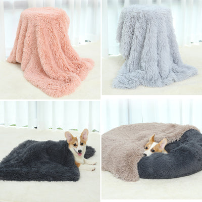 Pet Blanket Dog Bed Cat Winter Thermal Blanket