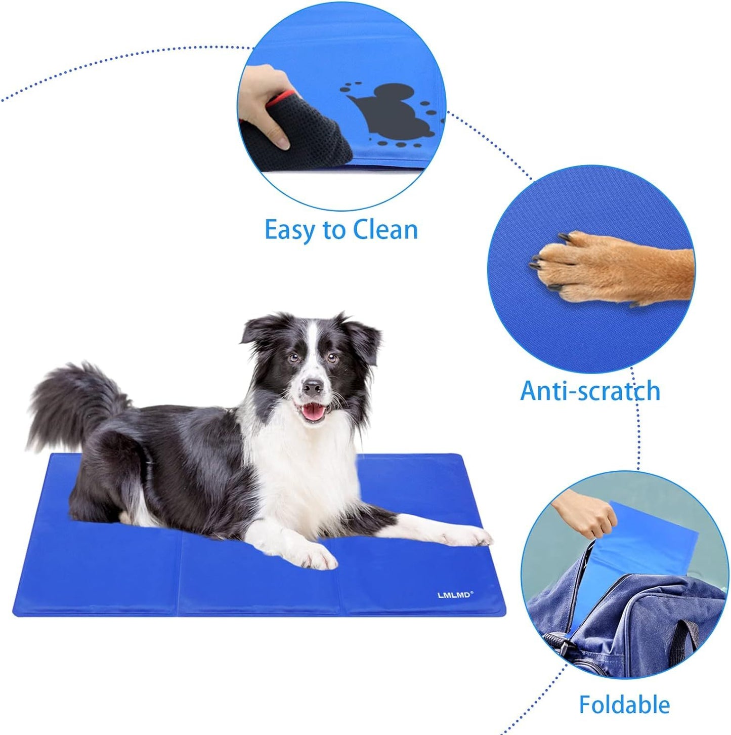 Dog Cooling Mat Non-Toxic Self Cool Gel Mat