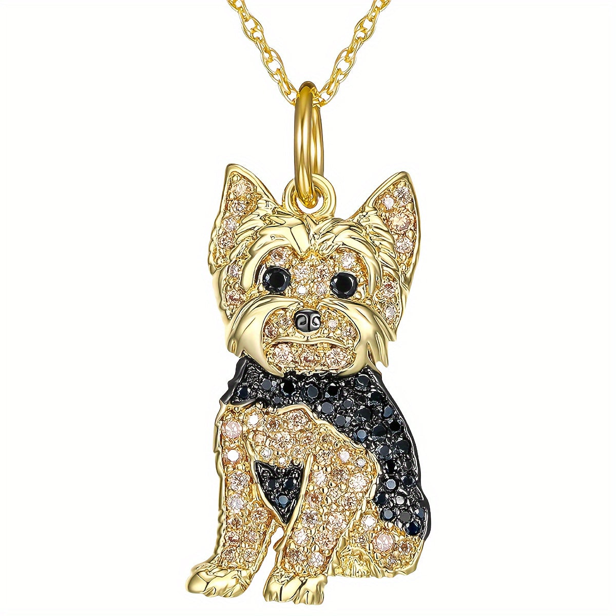 Yorkie Pendant Necklace