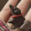 Dachshund Ring Ceramic Jewelry