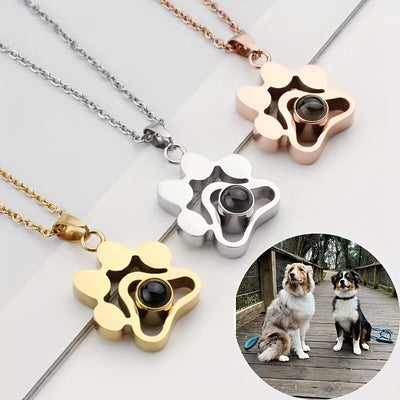 Paw Shape Pendant Necklace