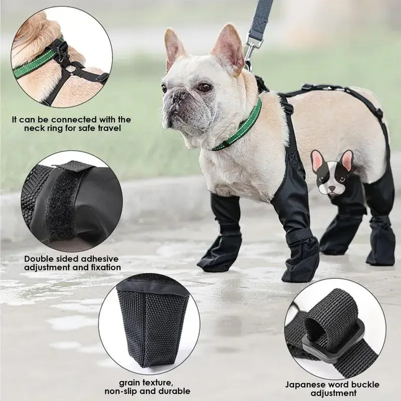 Waterproof and Adjustable Dog Boots