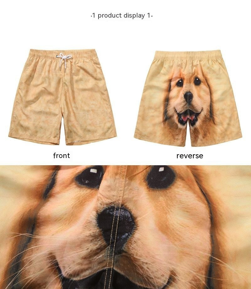 Golden Retriever Shorts Sports Pants