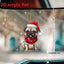 Christmas Pug Acrylic Ornament