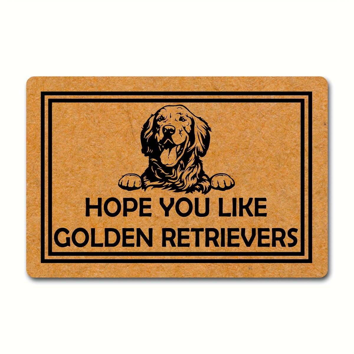 Door Mat For Golden Retrievers Lovers